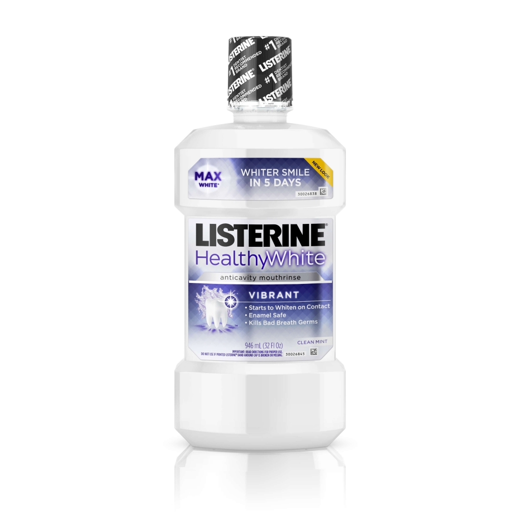 LISTERINE® HEALTHYWHITE™ Vibrant Anticavity Mouthrinse